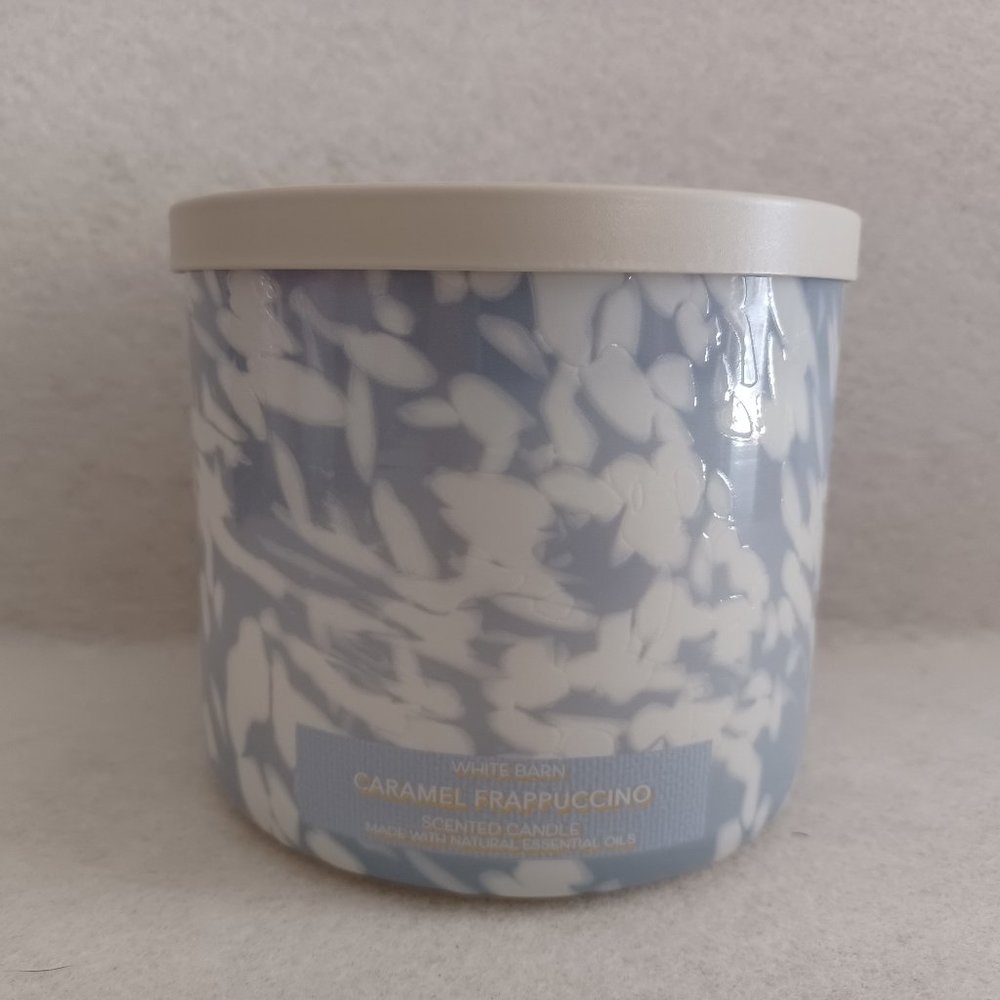 Bath & Body Works CARAMEL FRAPPUCCINO 3 Wick Candle NEW